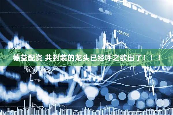 德益配资 共封装的龙头已经呼之欲出了！！！